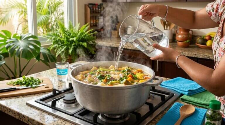 El Secreto de la Cocina: Cómo el Agua Purificada Mejora el Sabor de Tus Comidas
